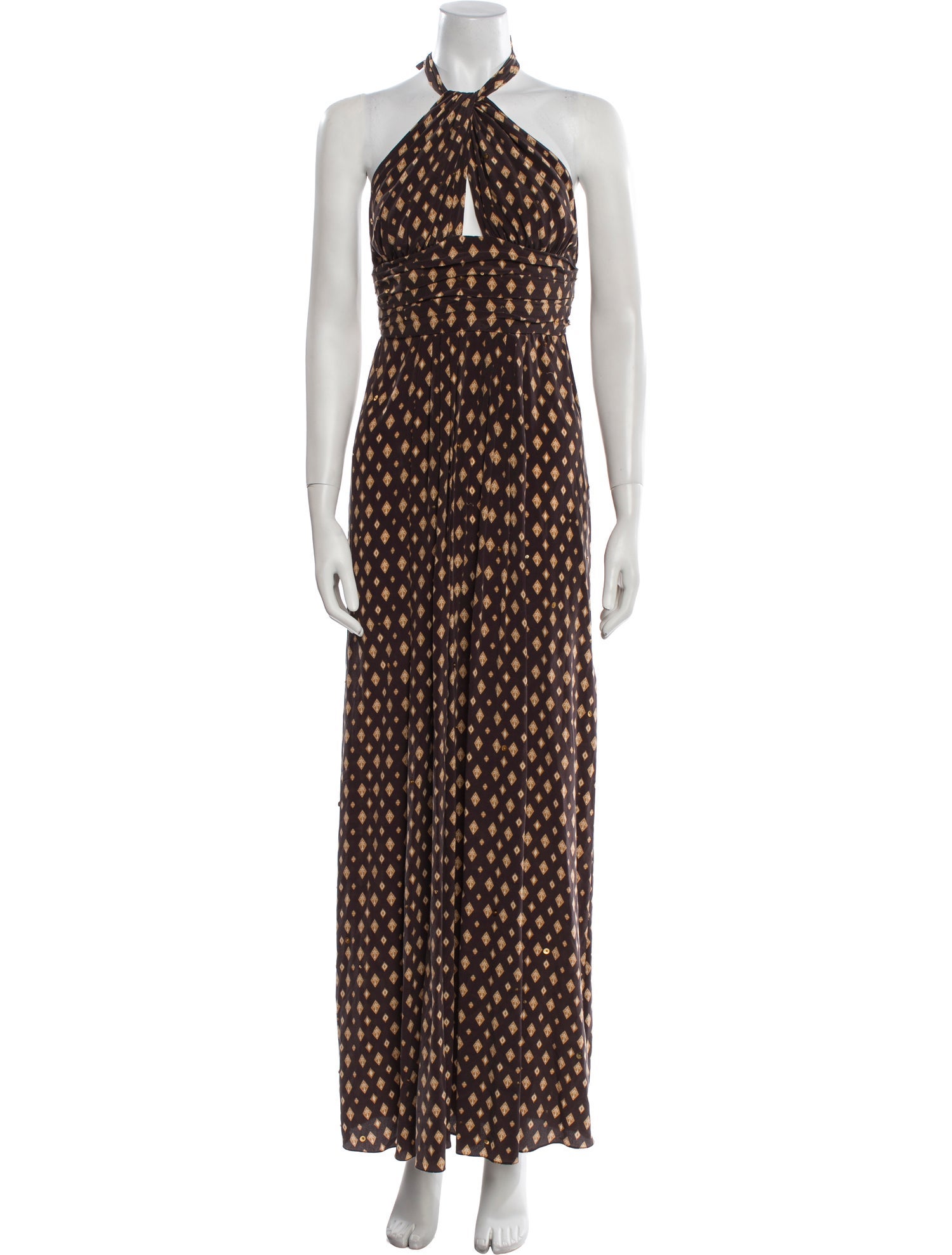 Johanna Ortiz Silk Long Dress