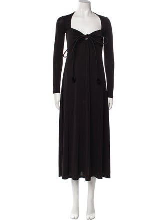 Johanna Ortiz Square Neckline Midi Length Dress w/ Tags