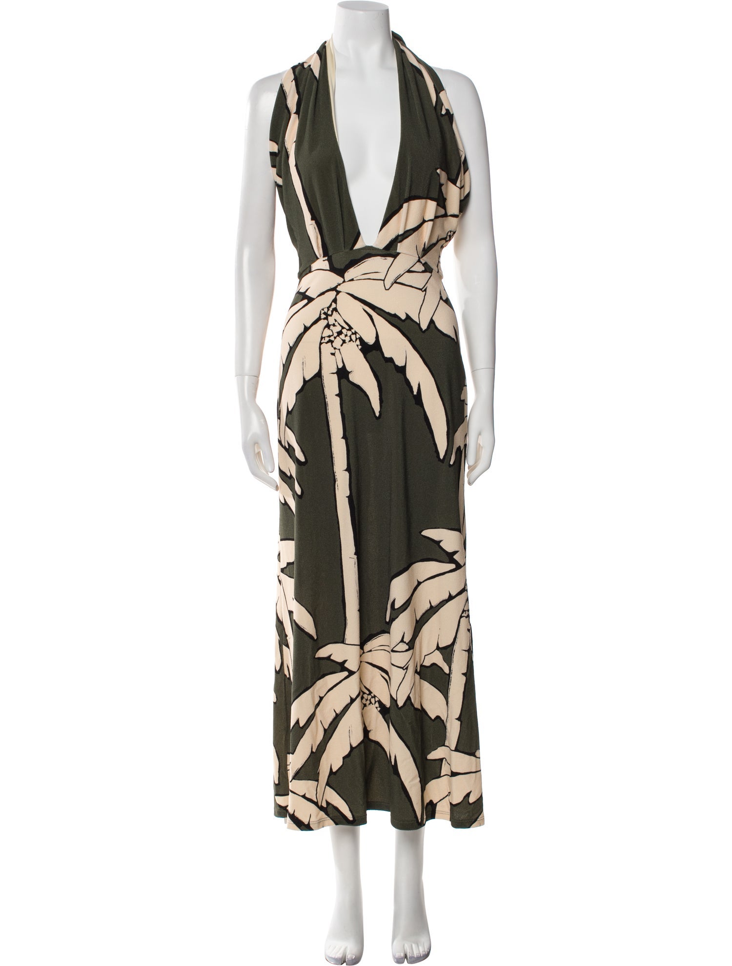 Johanna Ortiz Printed Midi Length Dress