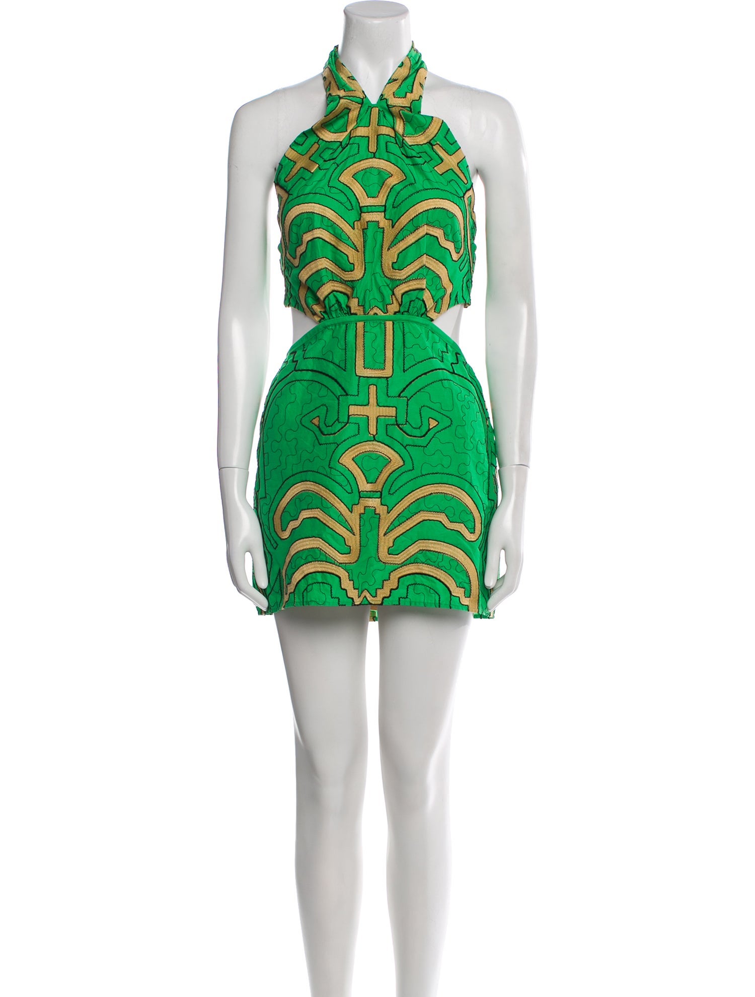 Johanna Ortiz Printed Midi Length Dress