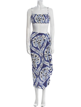 Johanna Ortiz Printed Skirt Set