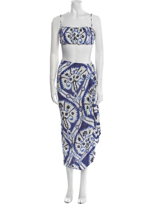 Johanna Ortiz Printed Skirt Set