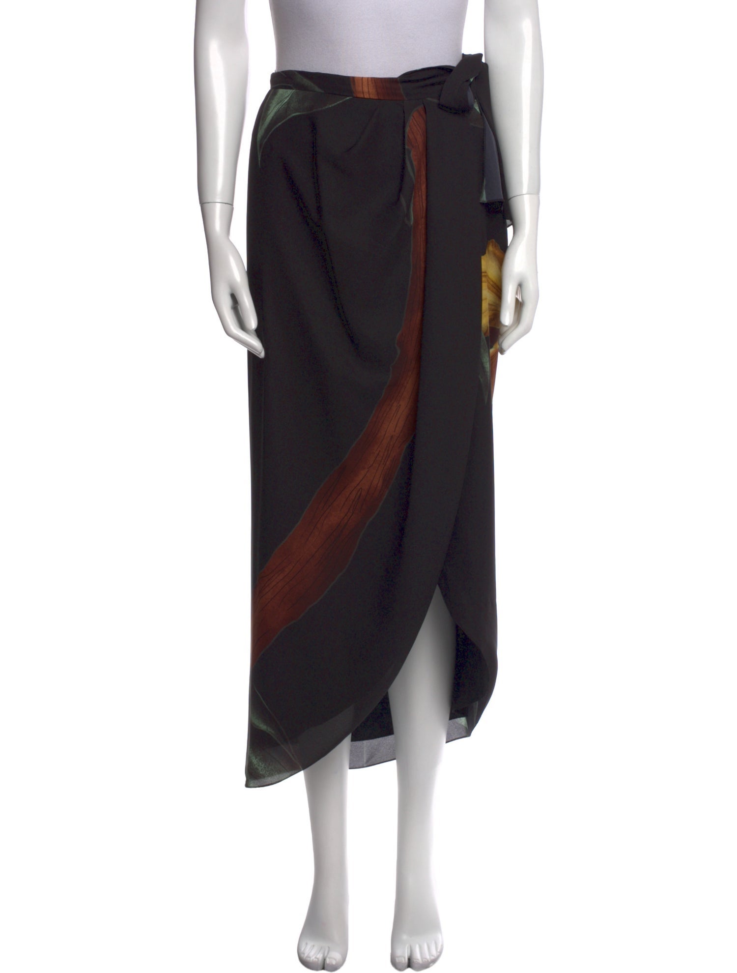 Johanna Ortiz Printed Midi Length Skirt