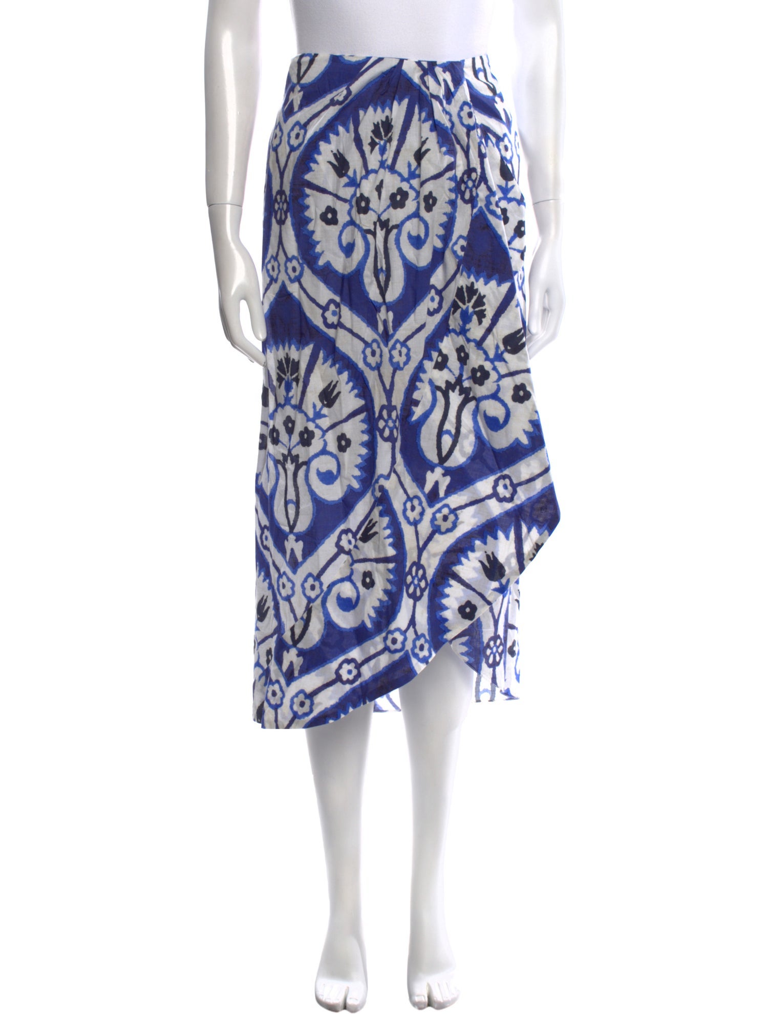 Johanna Ortiz Printed Midi Length Skirt