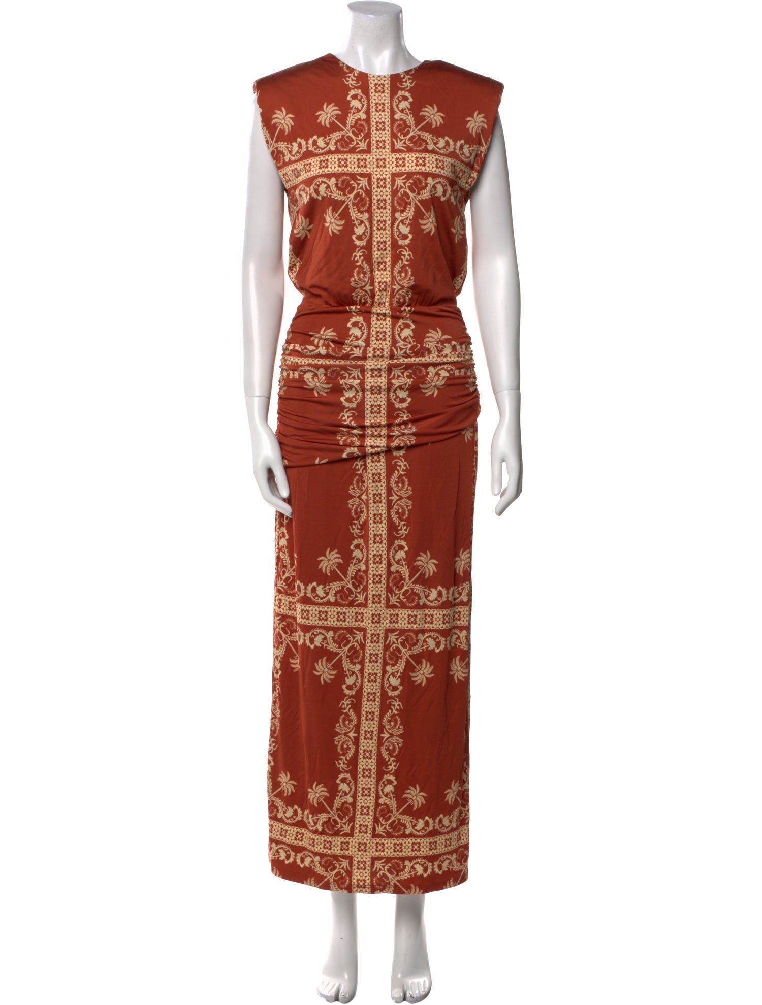 Johanna Ortiz Printed Long Dress