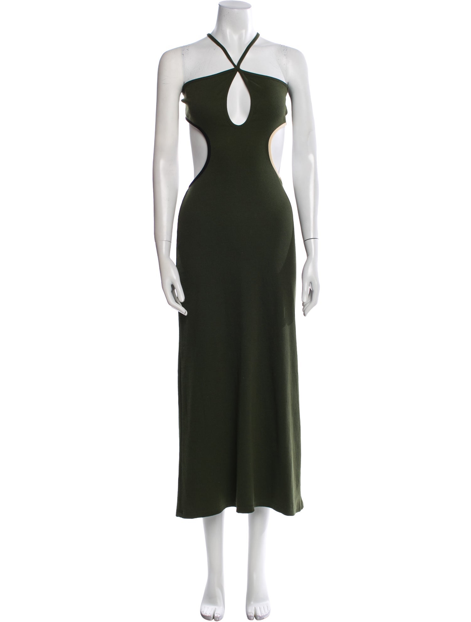 Johanna Ortiz Halterneck Long Dress