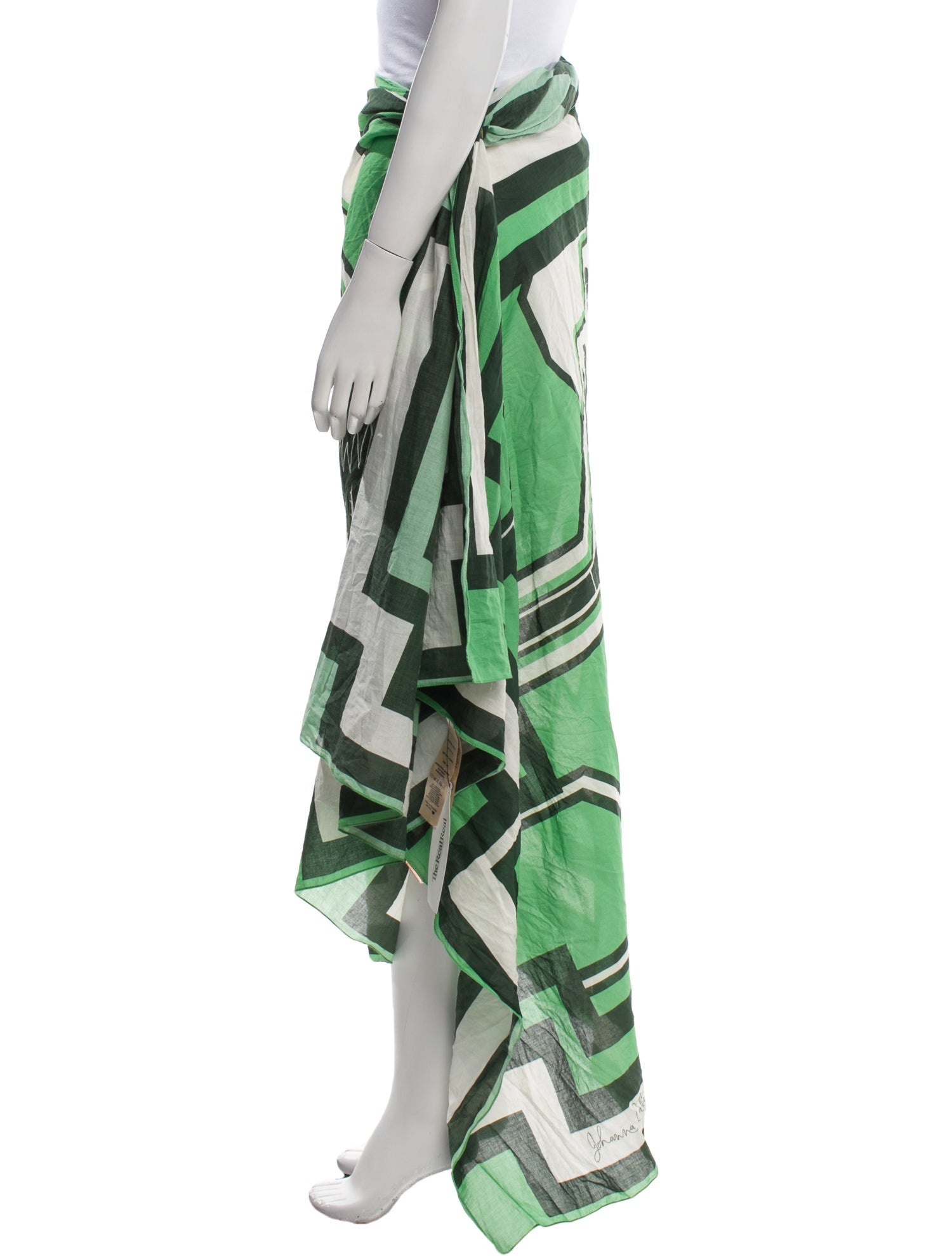 Johanna Ortiz Printed Long Skirt