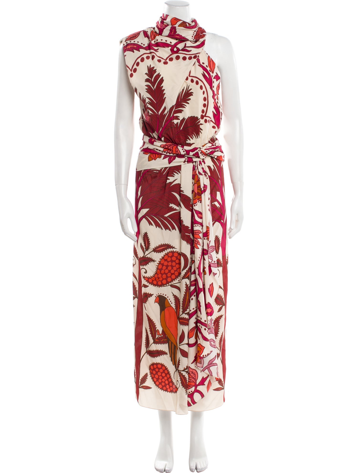 Johanna Ortiz Silk Long Dress