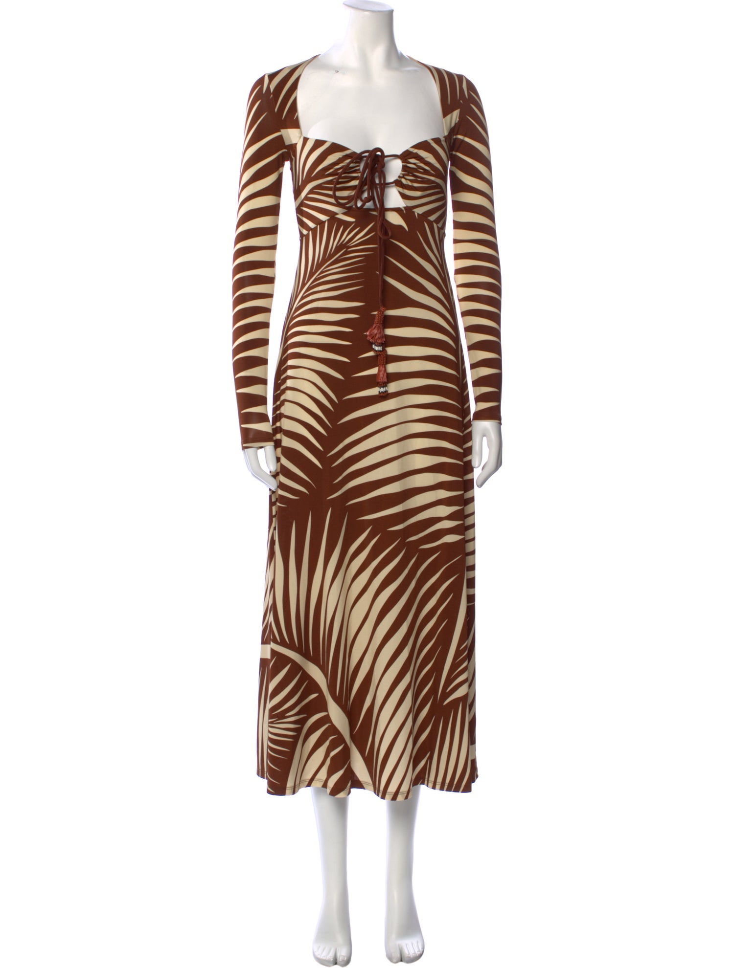 Johanna Ortiz Printed Long Dress