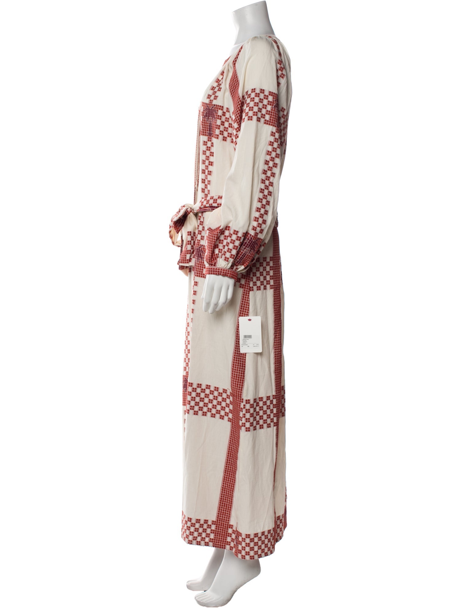 Johanna Ortiz Printed Long Dress w/ Tags