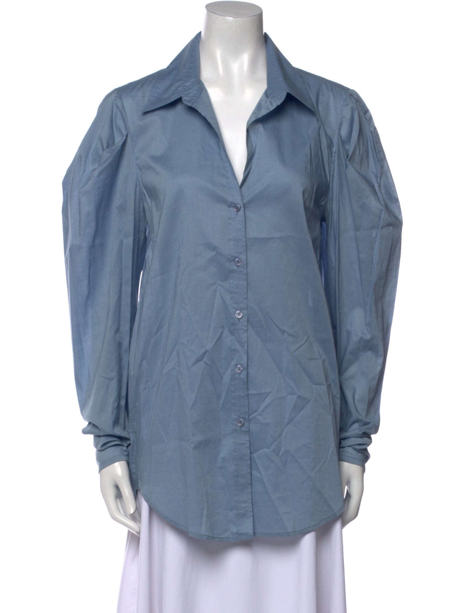 Johanna Ortiz Long Sleeve Button-Up Top