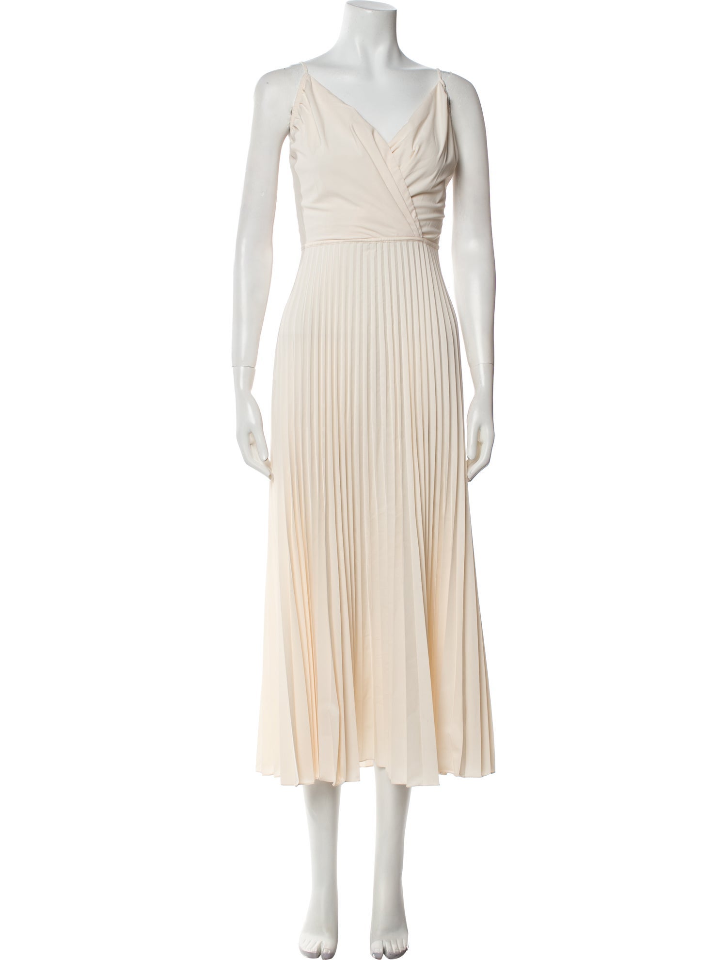 Johanna Ortiz V-Neck Midi Length Dress