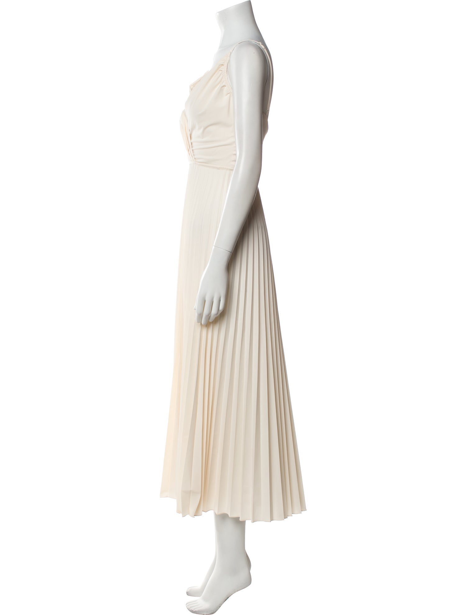 Johanna Ortiz V-Neck Midi Length Dress