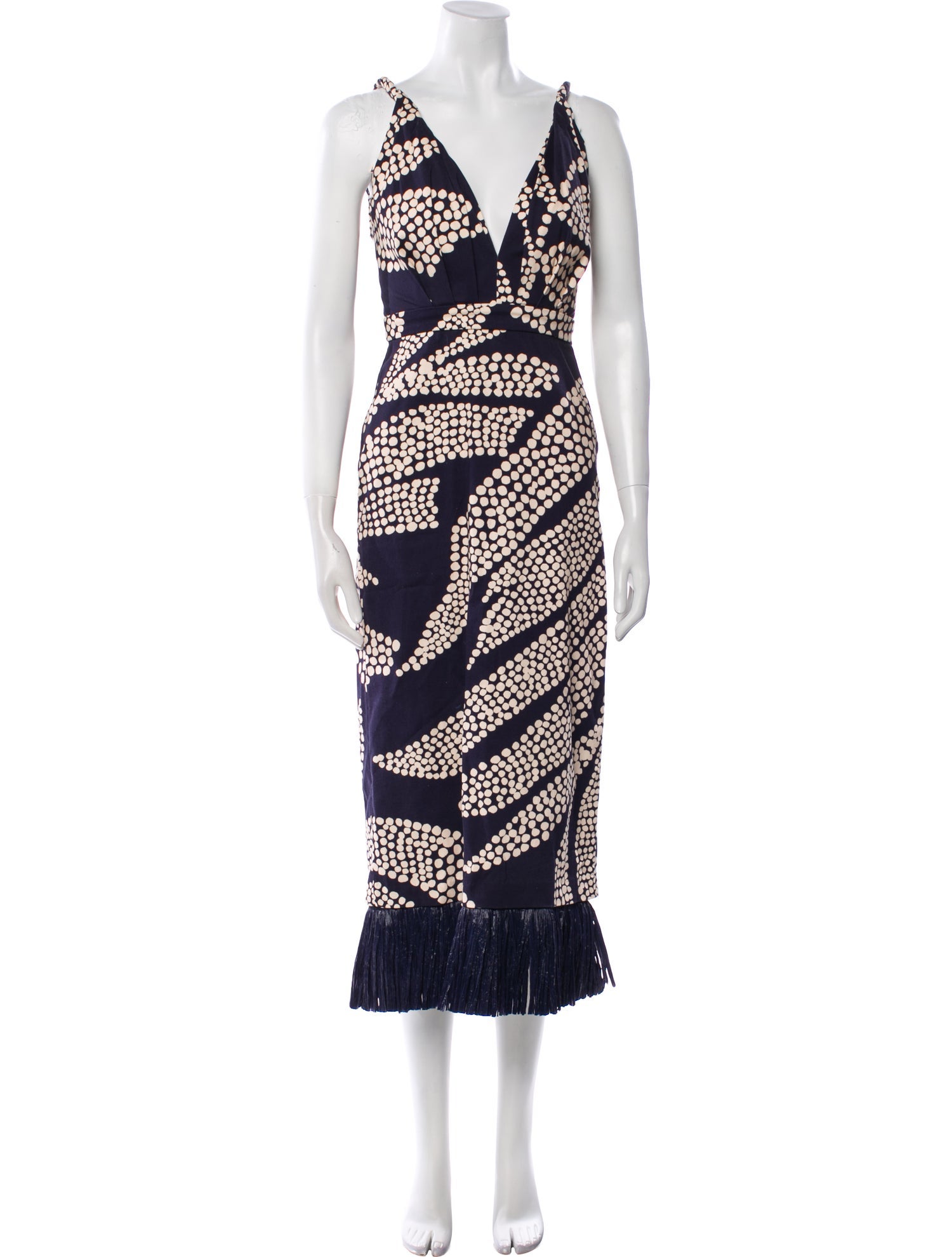 Johanna Ortiz Printed Midi Length Dress