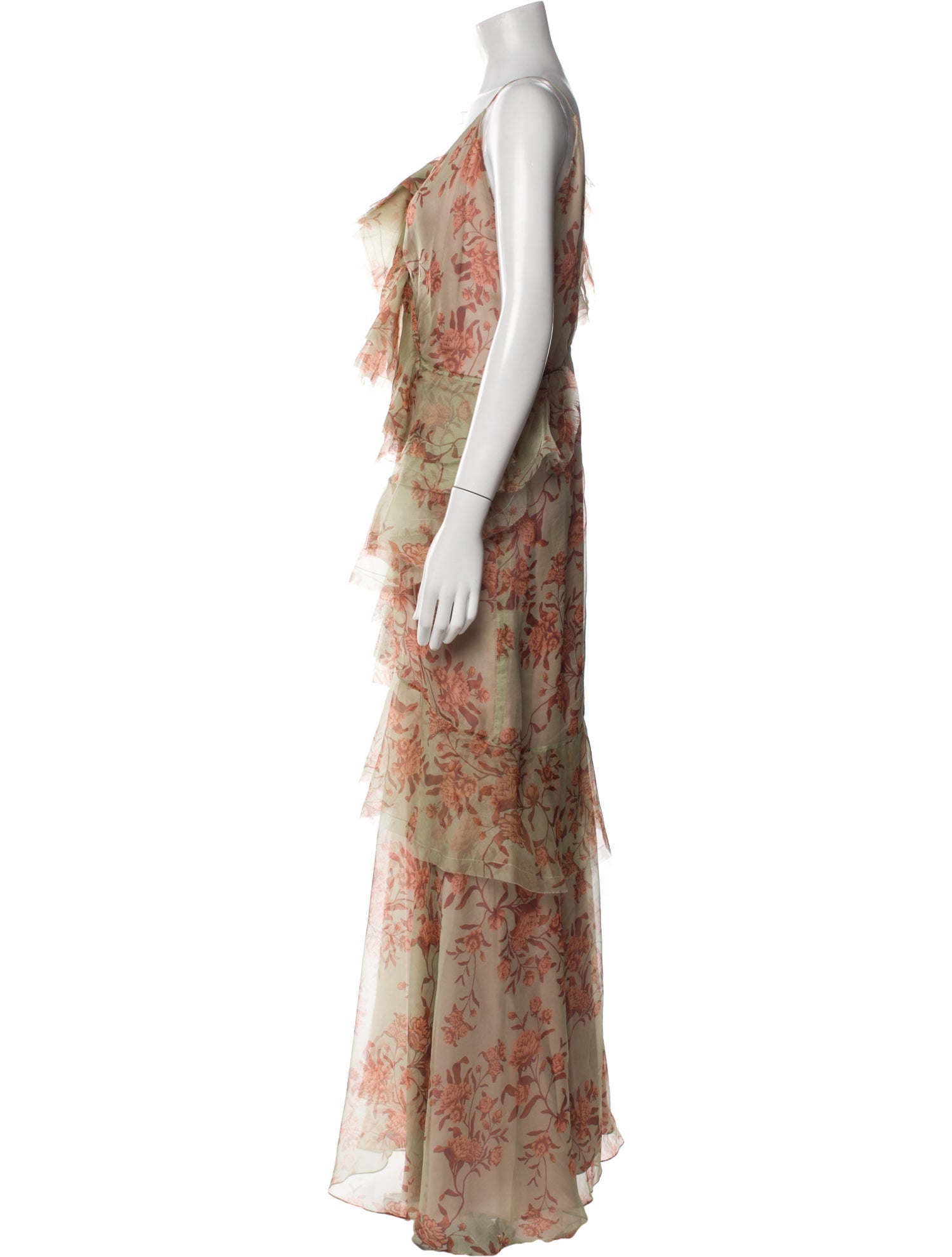 Johanna Ortiz Silk Long Dress