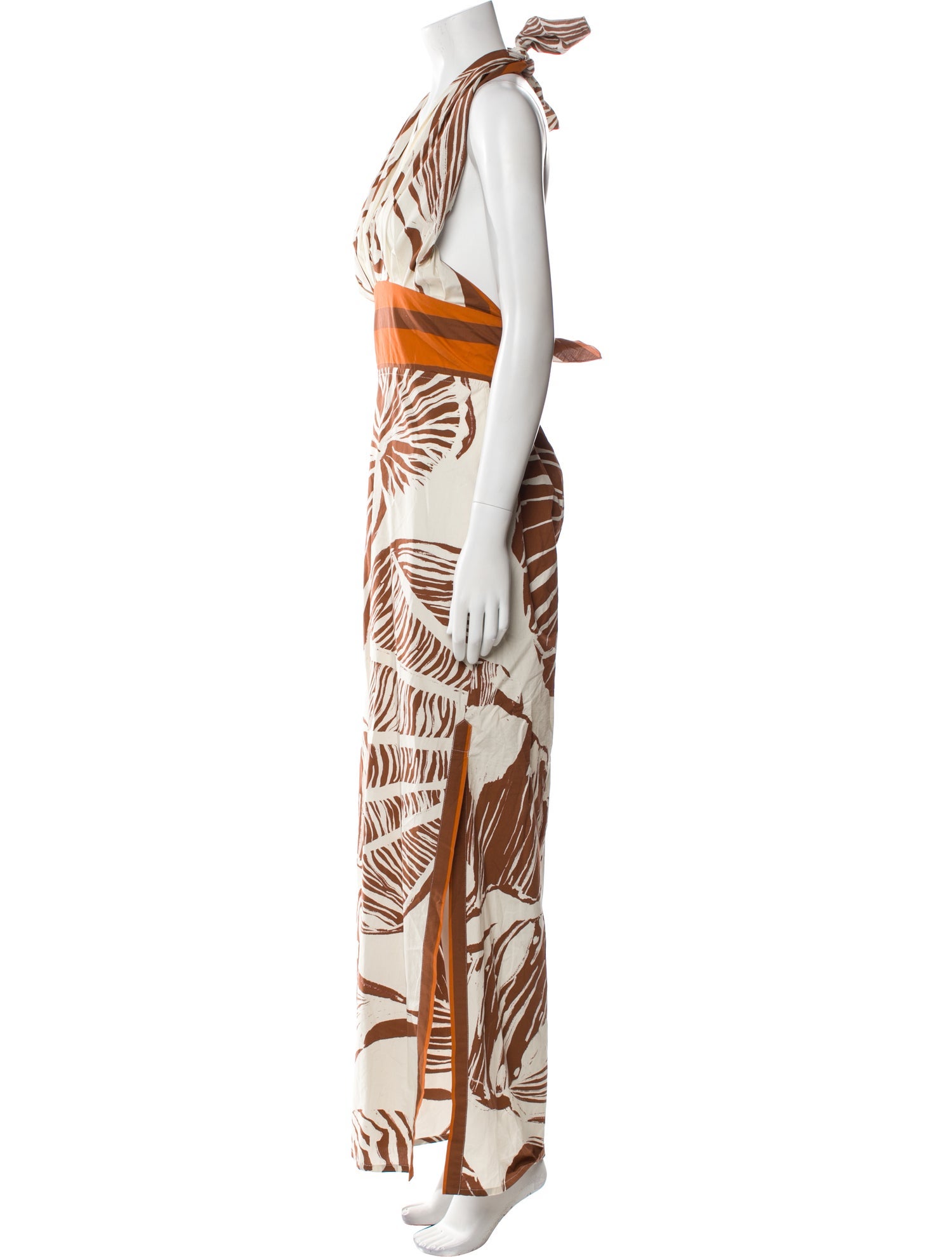 Johanna Ortiz Printed Long Dress