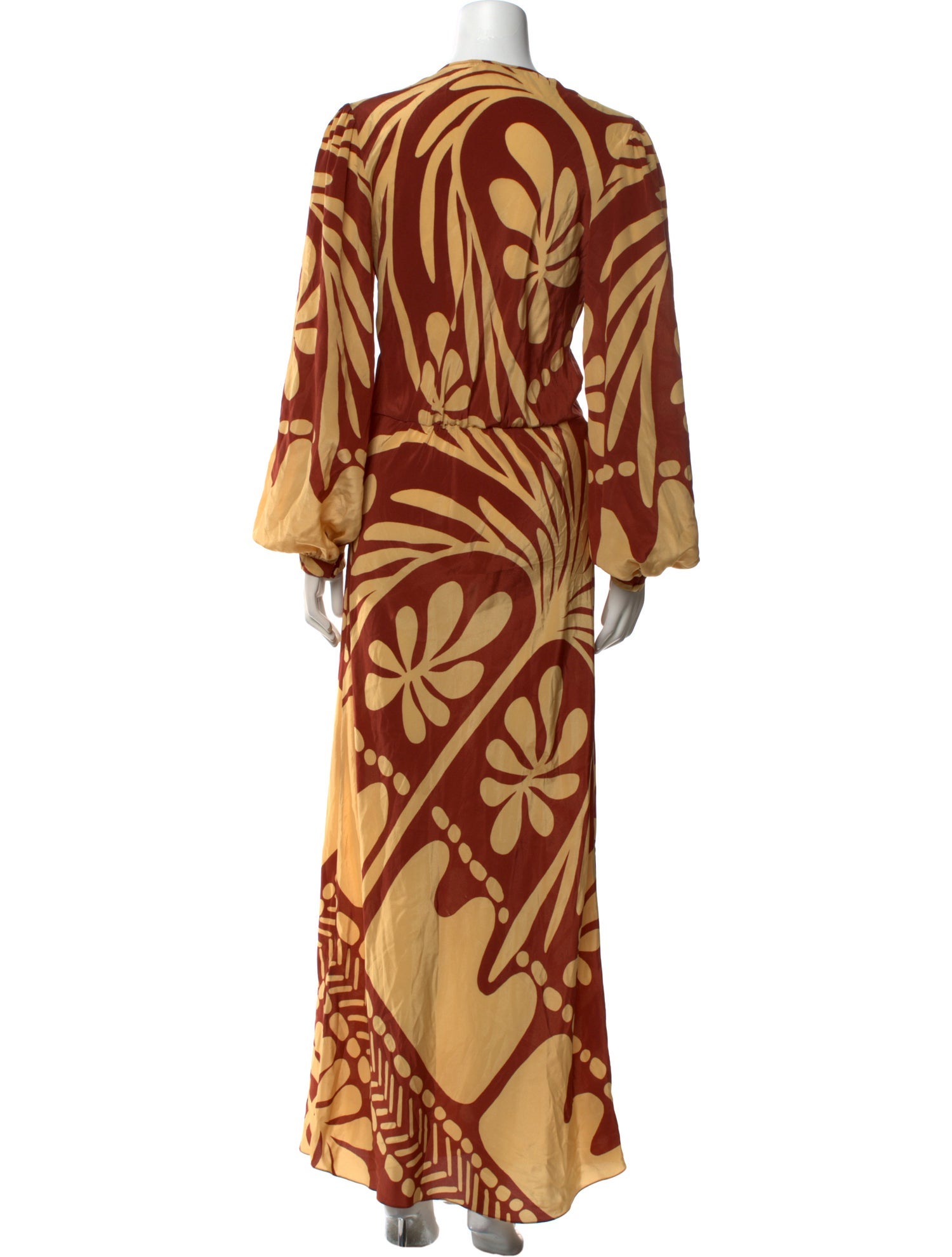 Johanna Ortiz Silk Long Dress