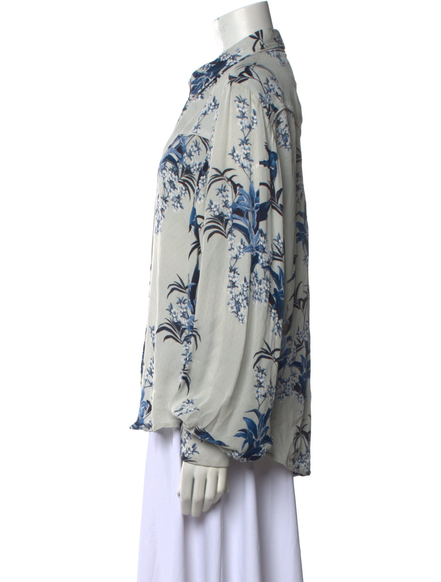 Johanna Ortiz Silk Printed Blouse