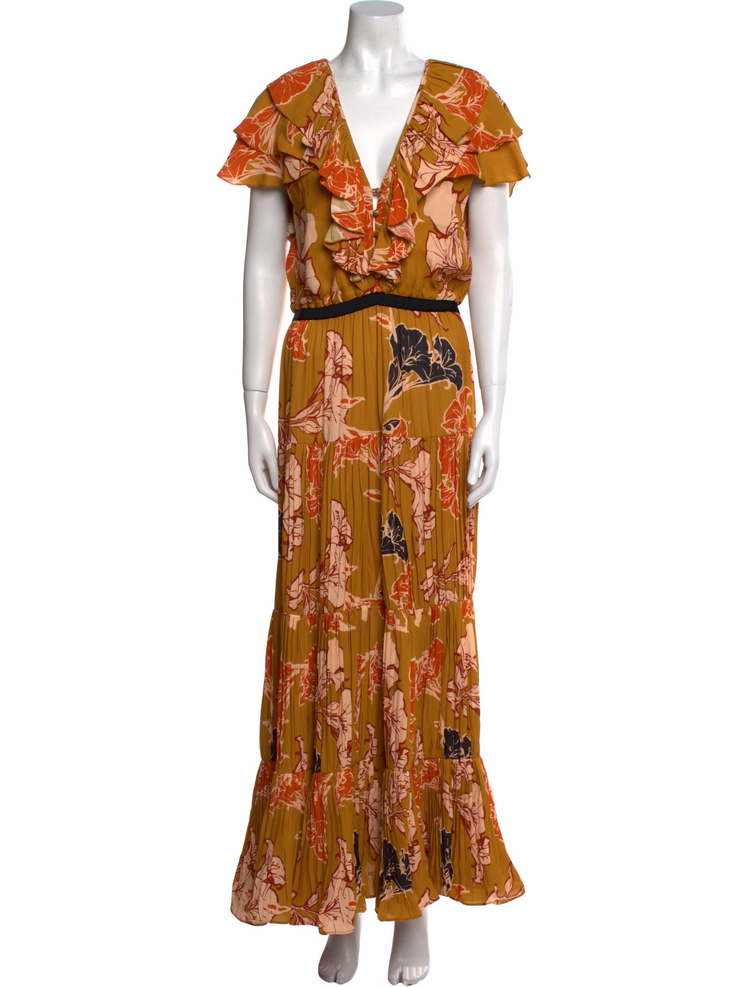 Johanna Ortiz Silk Long Dress