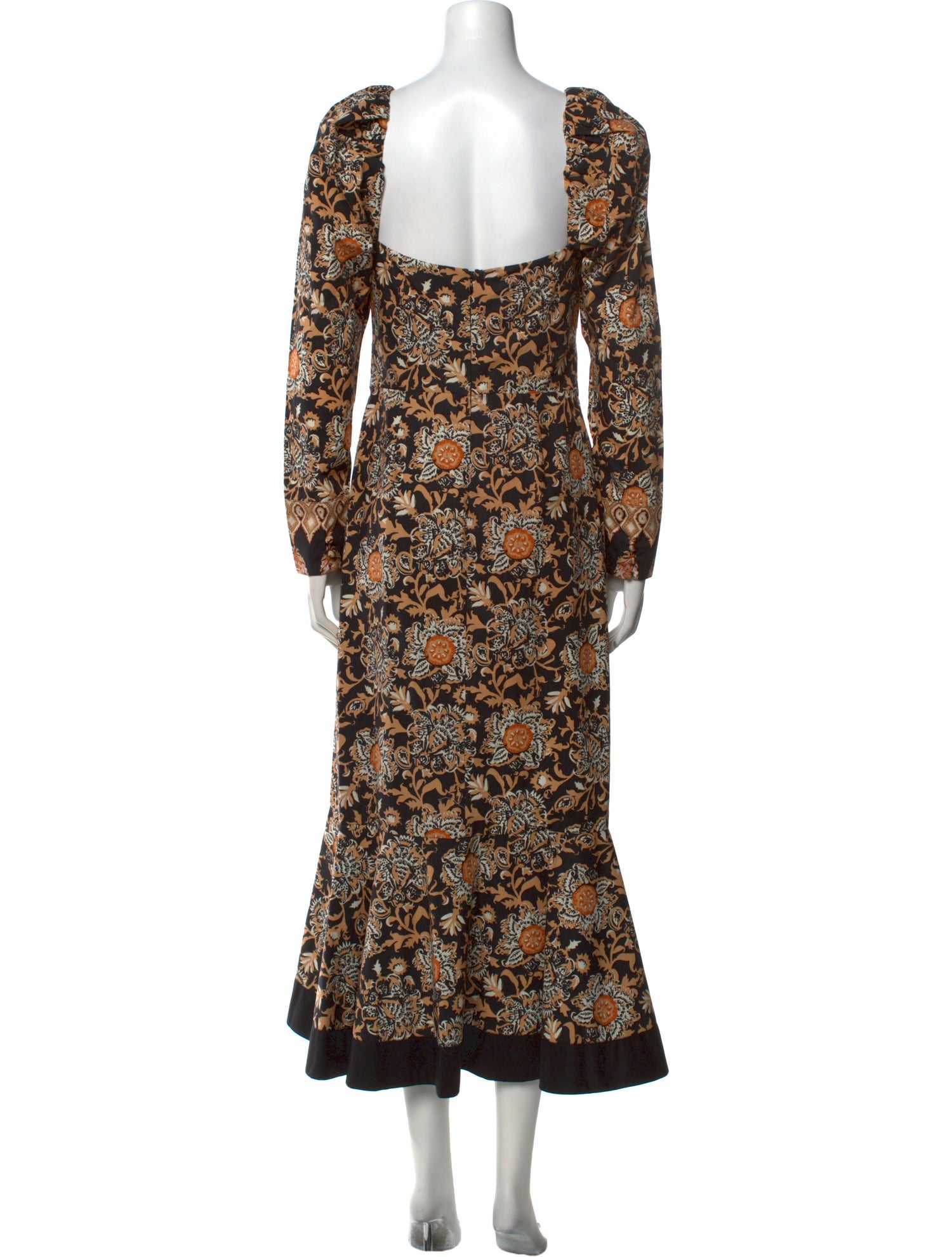 Johanna Ortiz Floral Print Long Dress