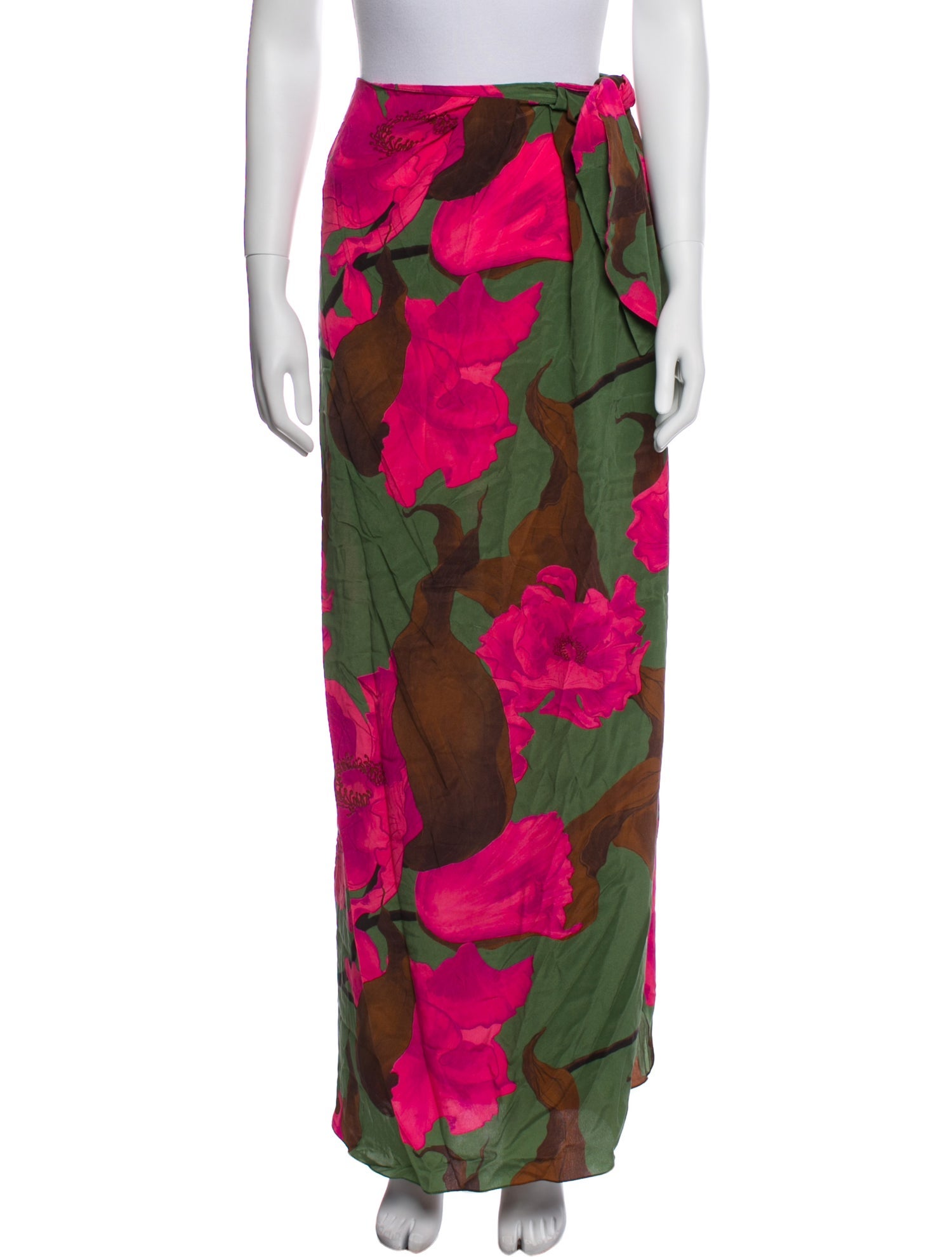 Johanna Ortiz Silk Long Skirt