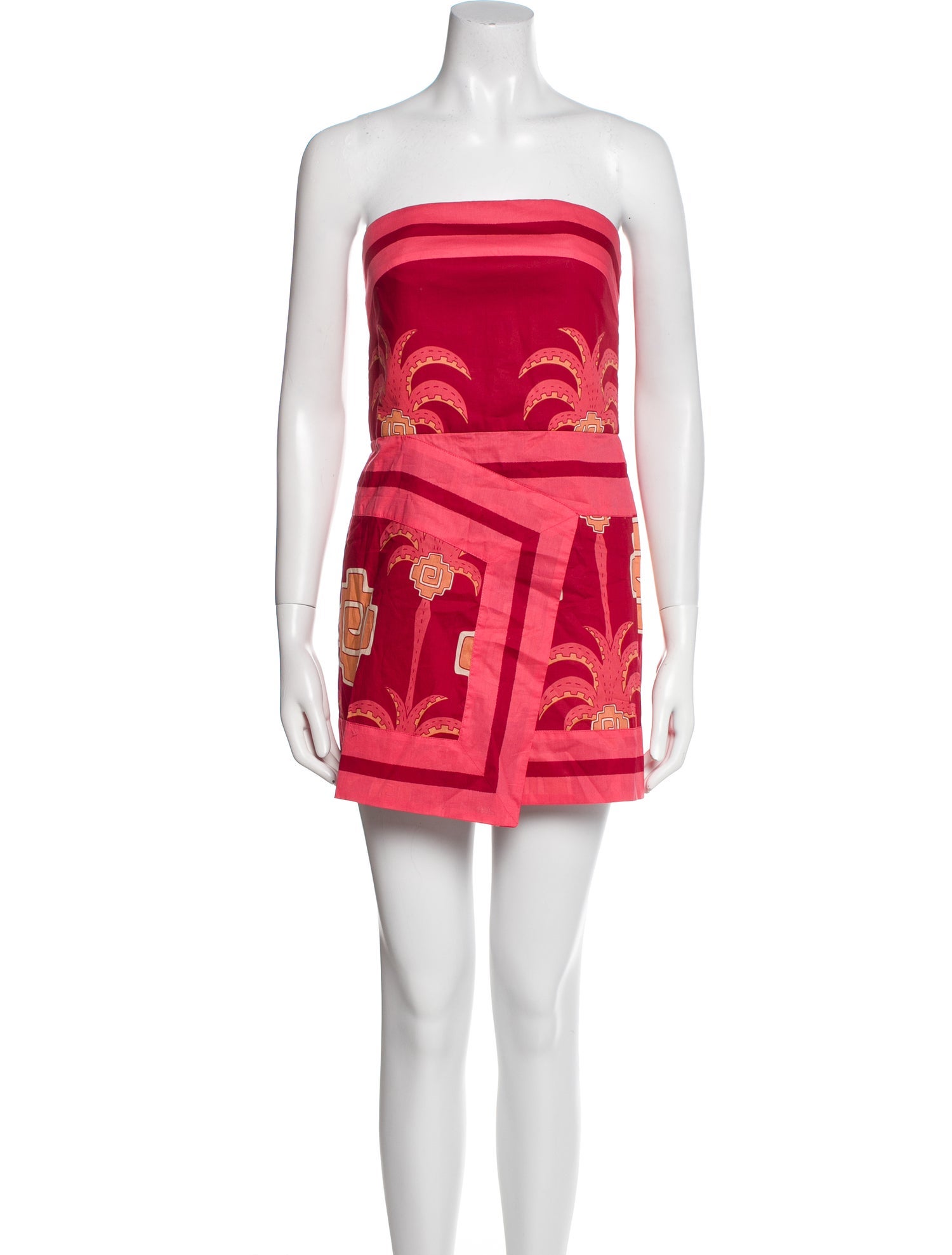 Johanna Ortiz Printed Mini Dress w/ Tags