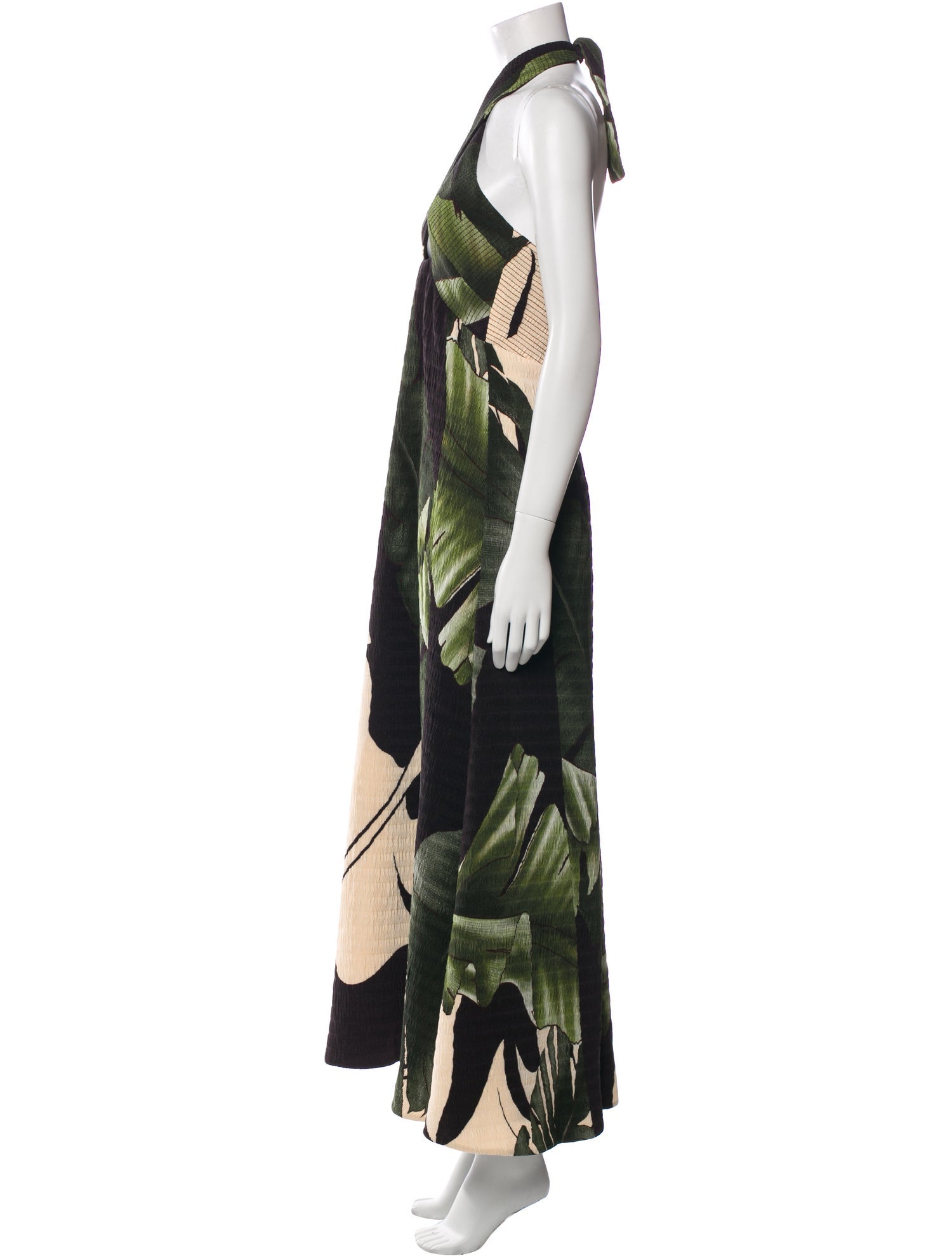 Johanna Ortiz Silk Long Dress