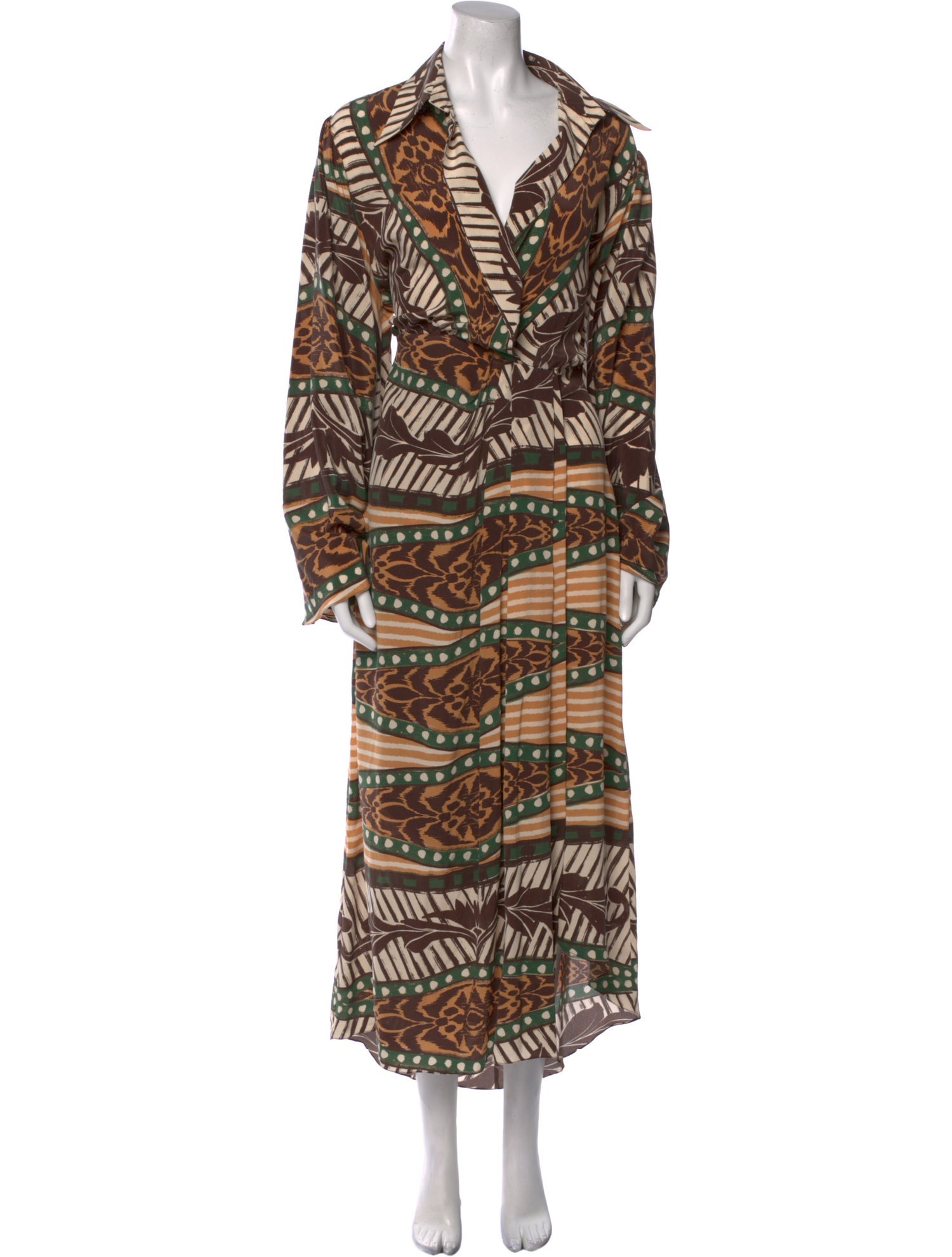 Johanna Ortiz Silk Long Dress w/ Tags