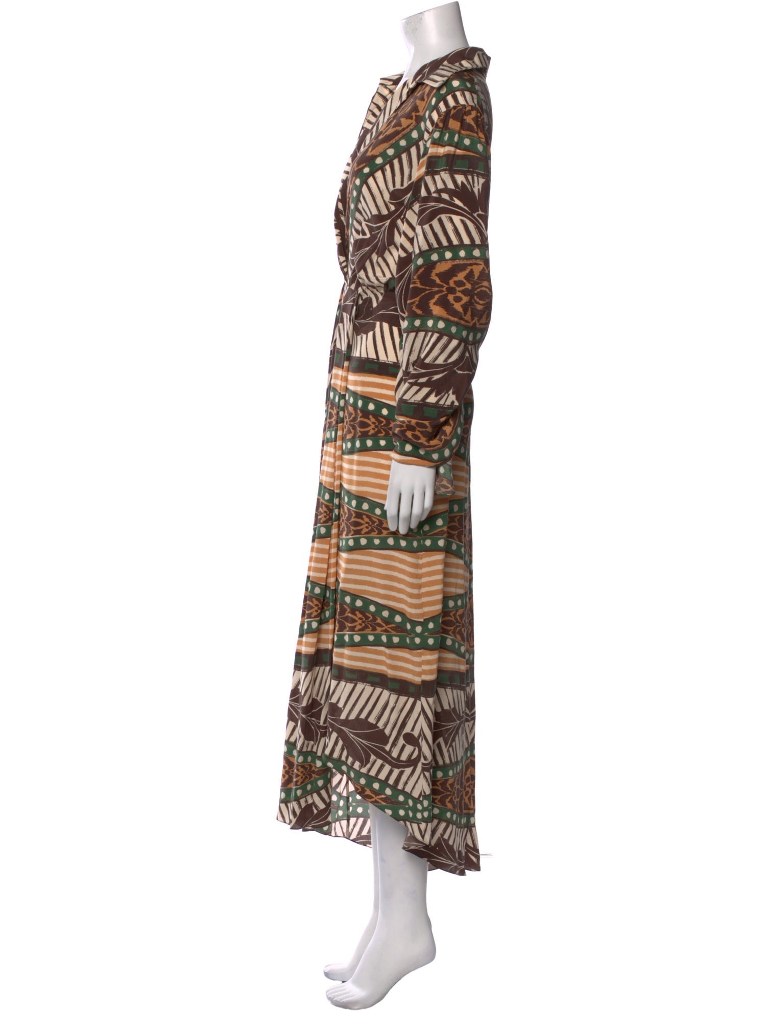 Johanna Ortiz Silk Long Dress w/ Tags