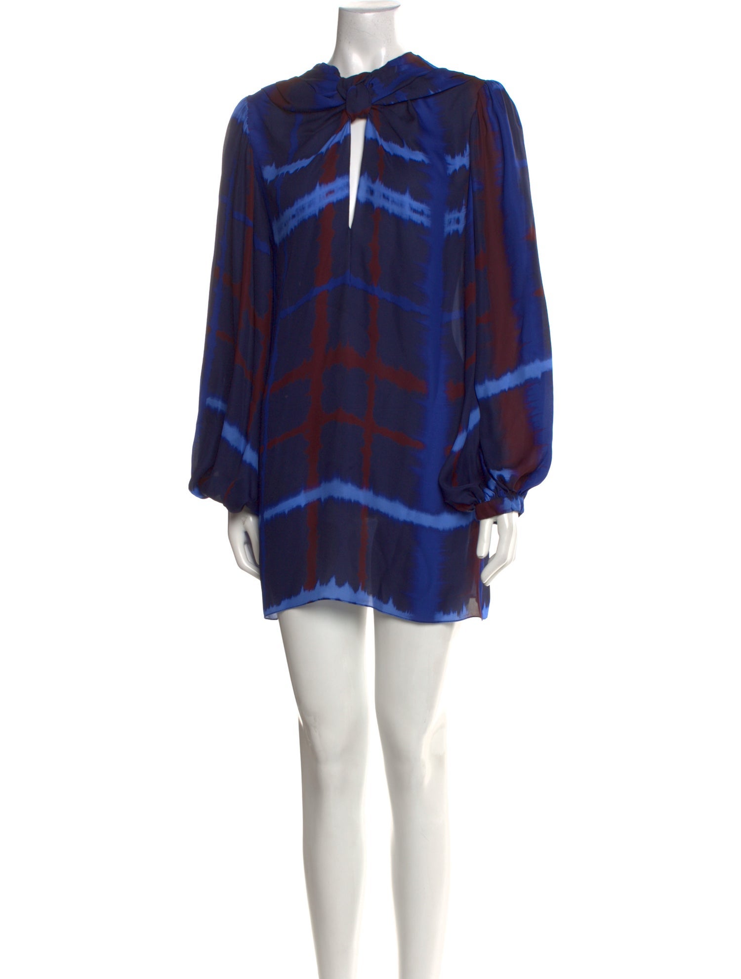 Johanna Ortiz Tie-Dye Print Mini Dress