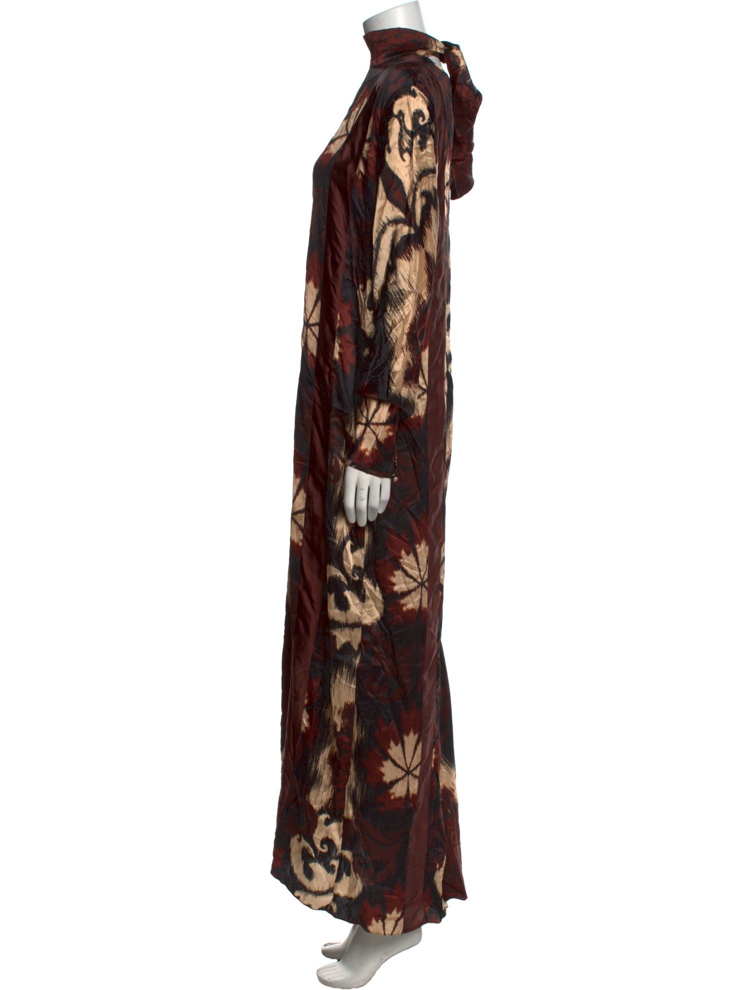 Johanna Ortiz Silk Long Dress