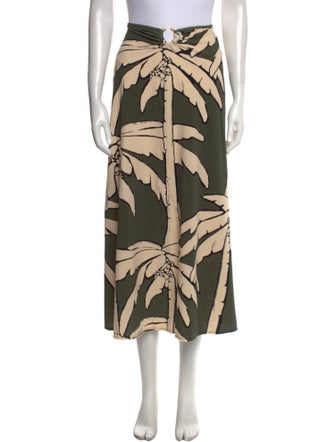 Johanna Ortiz Nylon Midi Length Skirt