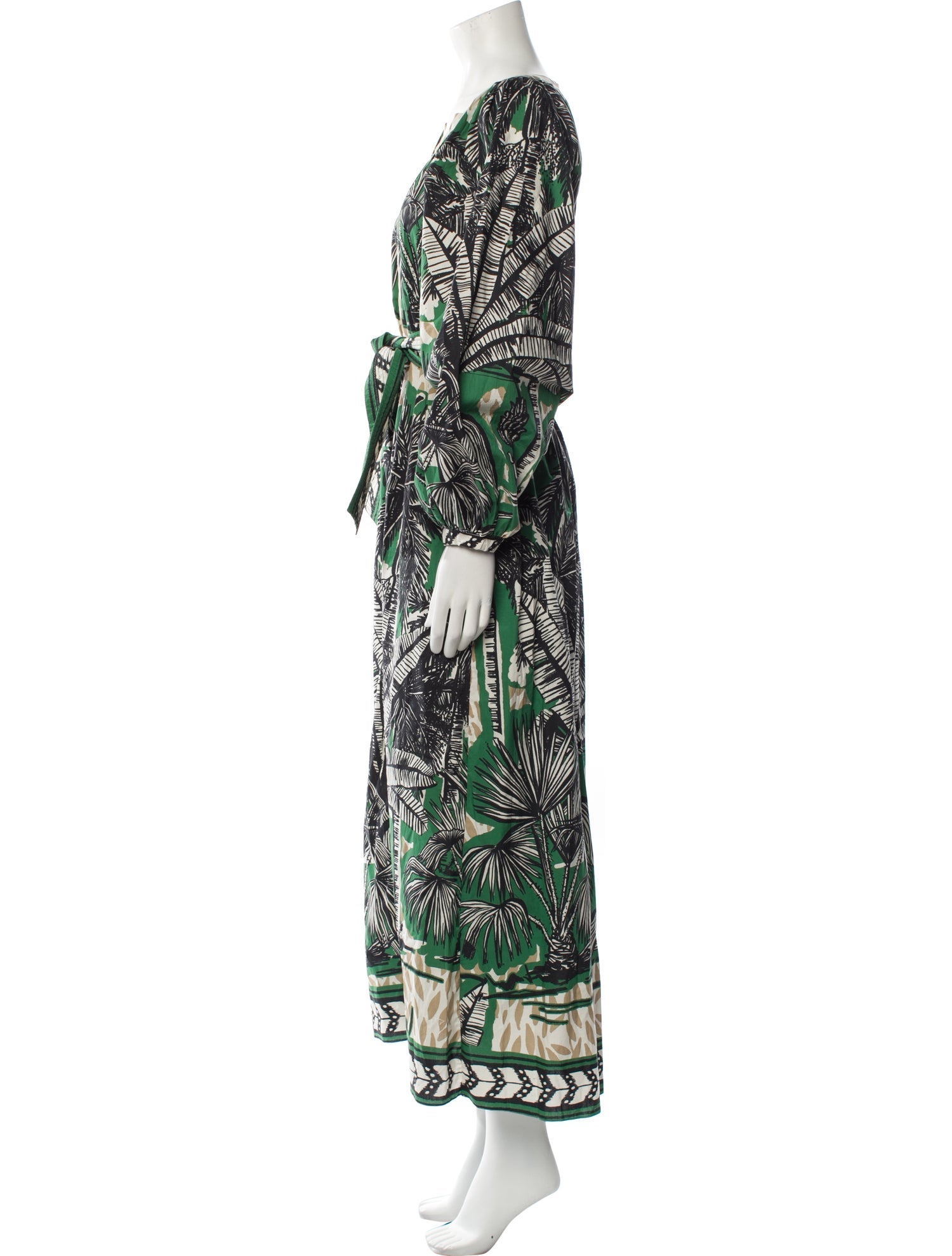 Johanna Ortiz Printed Long Dress