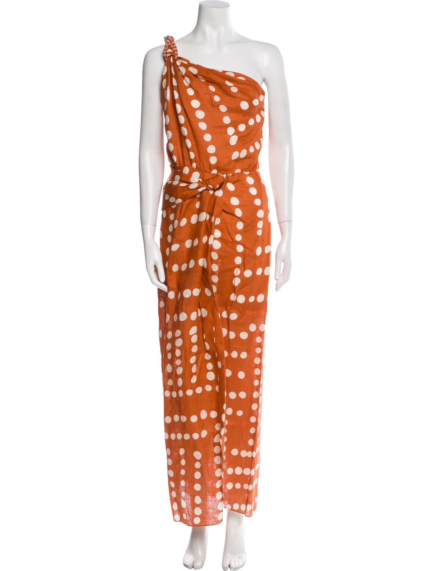 Johanna Ortiz Linen Long Dress