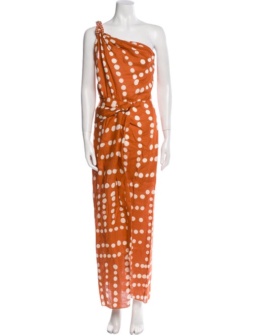 Johanna Ortiz Linen Long Dress