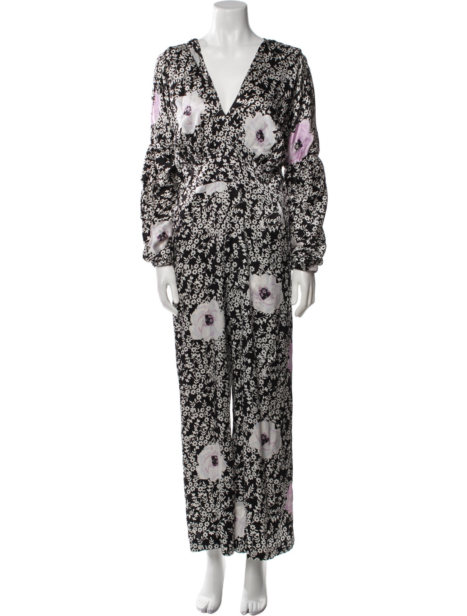 Johanna Ortiz Silk Printed Jumpsuit w/ Tags