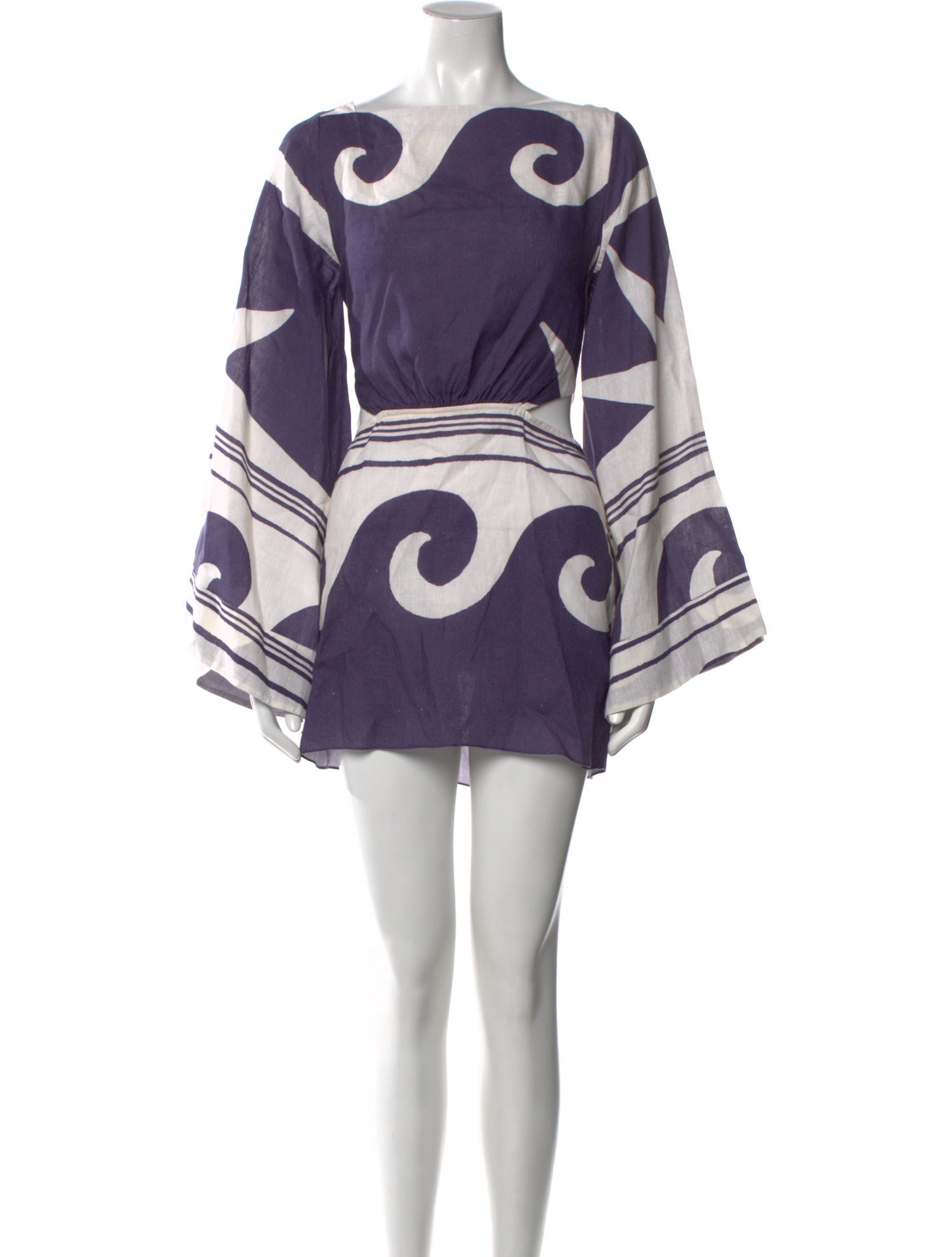 Johanna Ortiz Printed Mini Dress