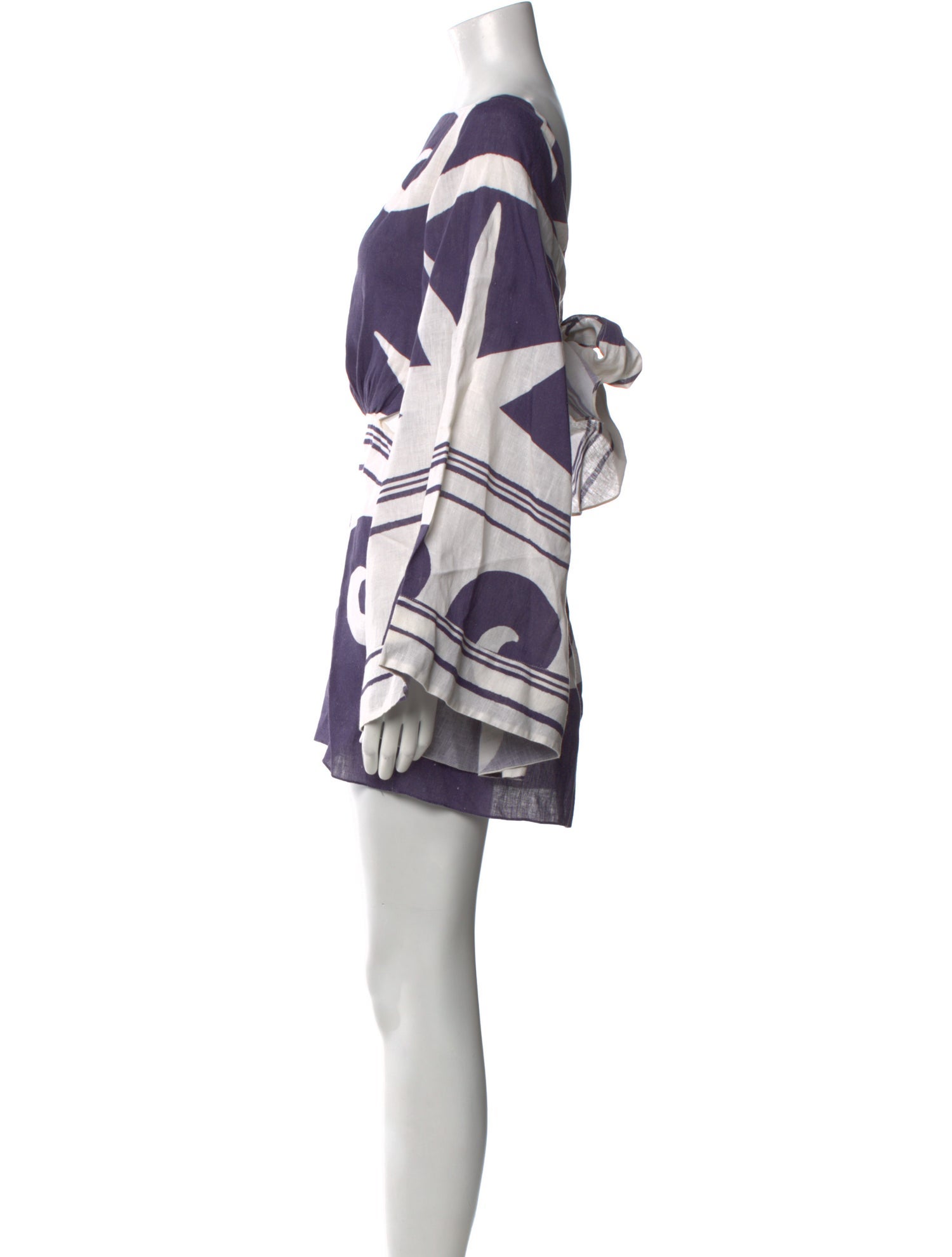 Johanna Ortiz Printed Mini Dress