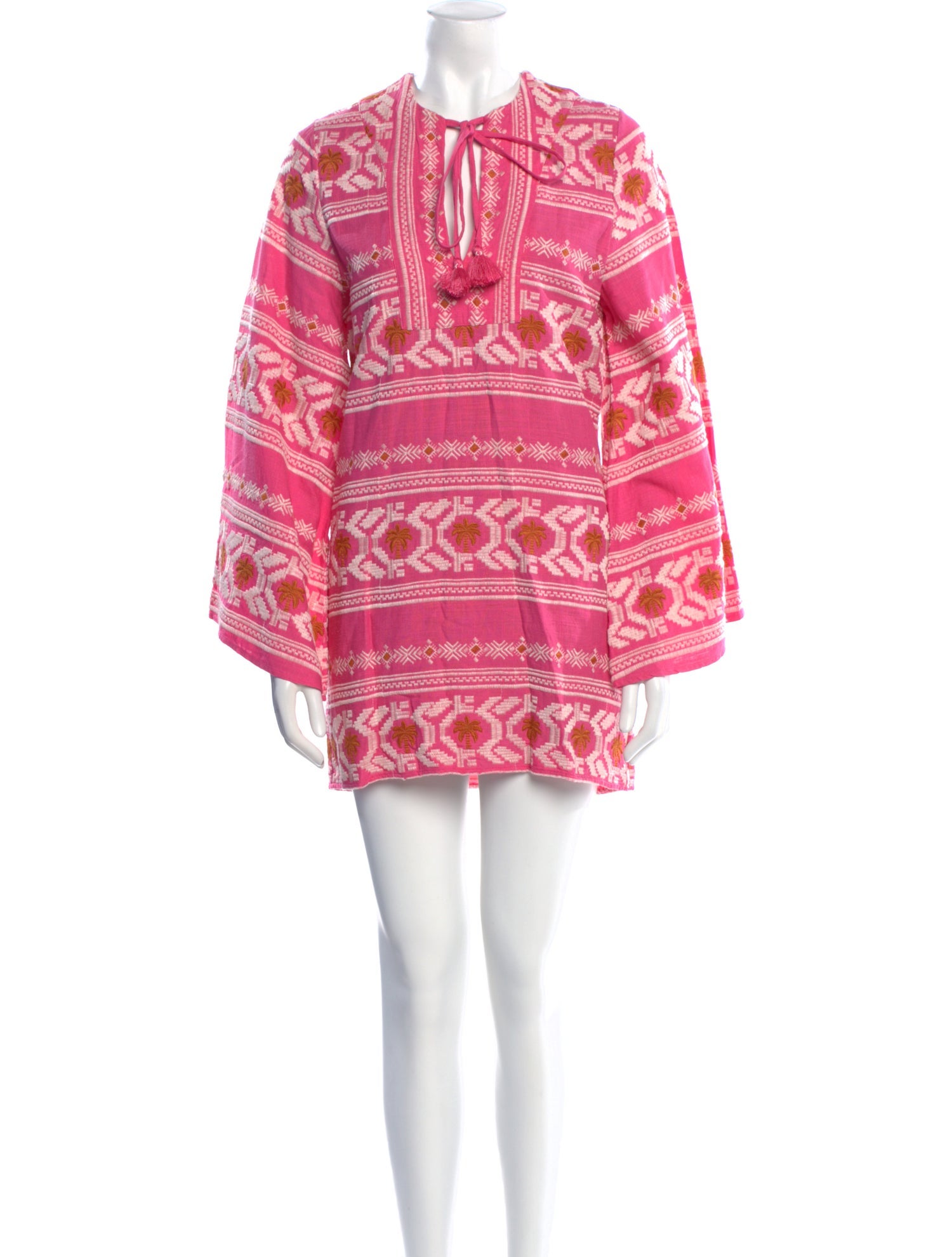 Johanna Ortiz Printed Mini Dress