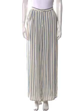 Johanna Ortiz Striped Wide Leg Pants