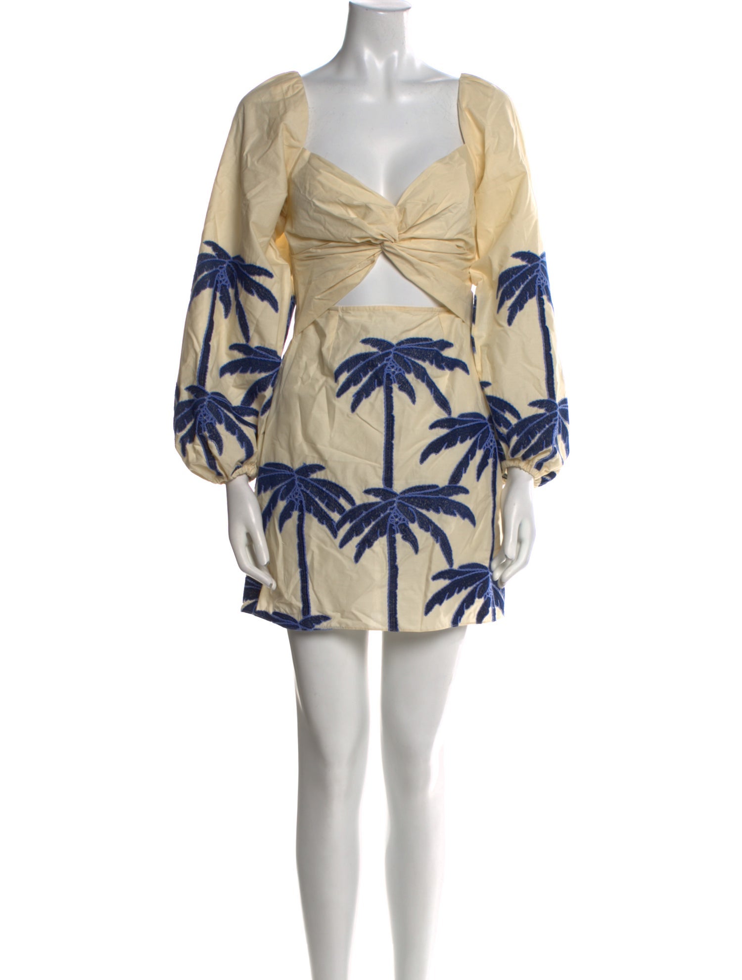 Johanna Ortiz Printed Mini Dress