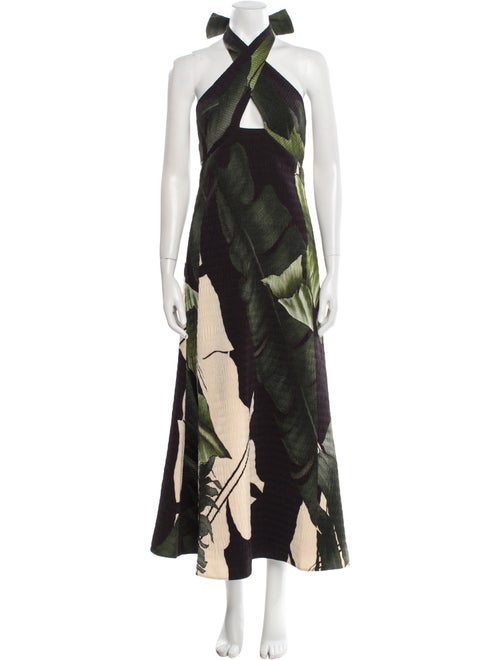 Johanna Ortiz Silk Long Dress