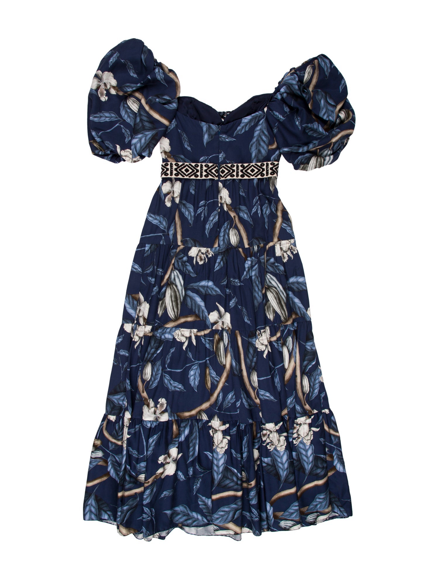 Johanna Ortiz Printed Long Dress