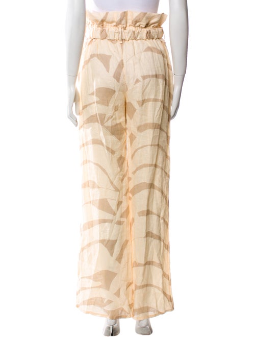 Johanna Ortiz Linen Wide Leg Pants