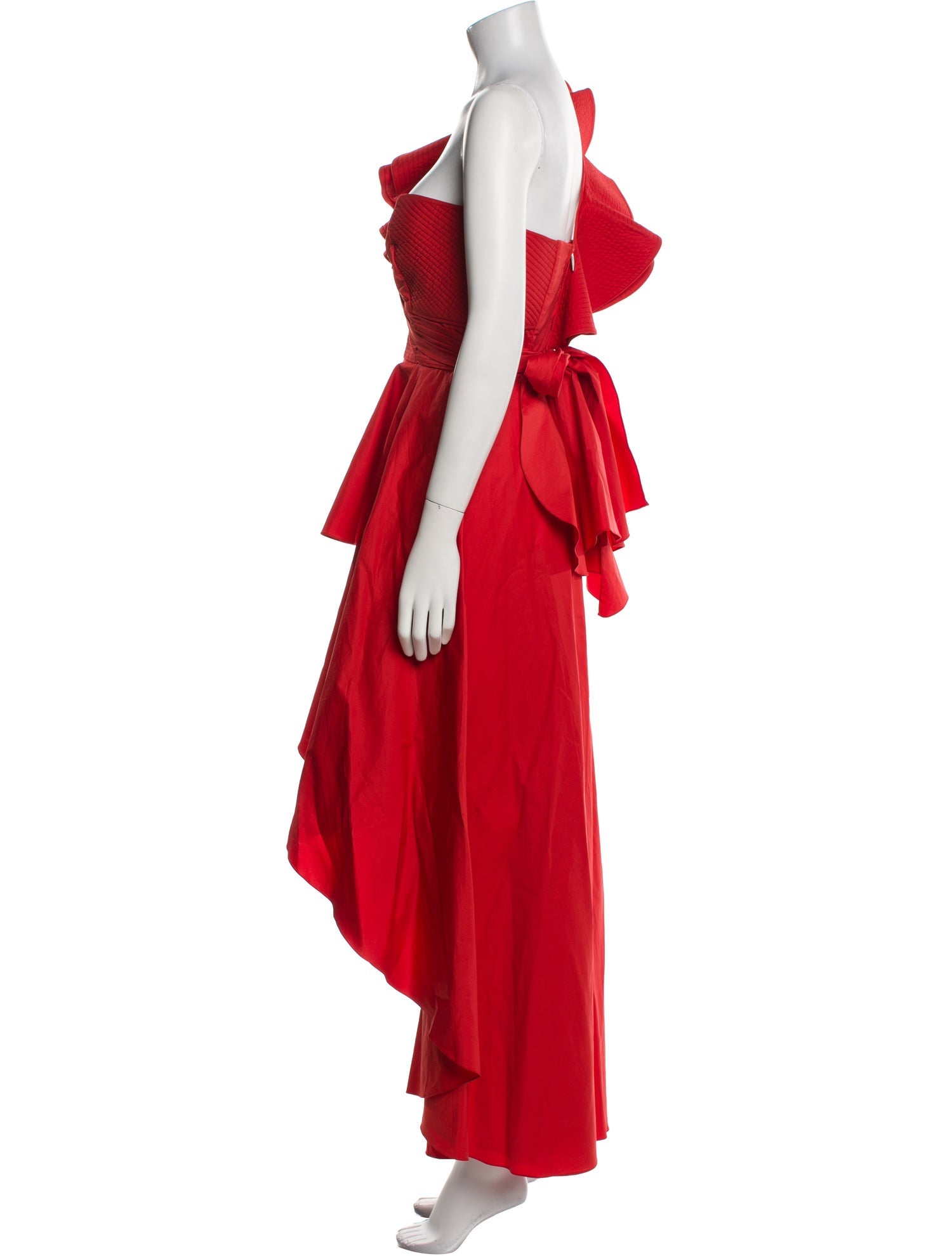 Johanna Ortiz One-Shoulder Three-Quarter Sleeve Tunic