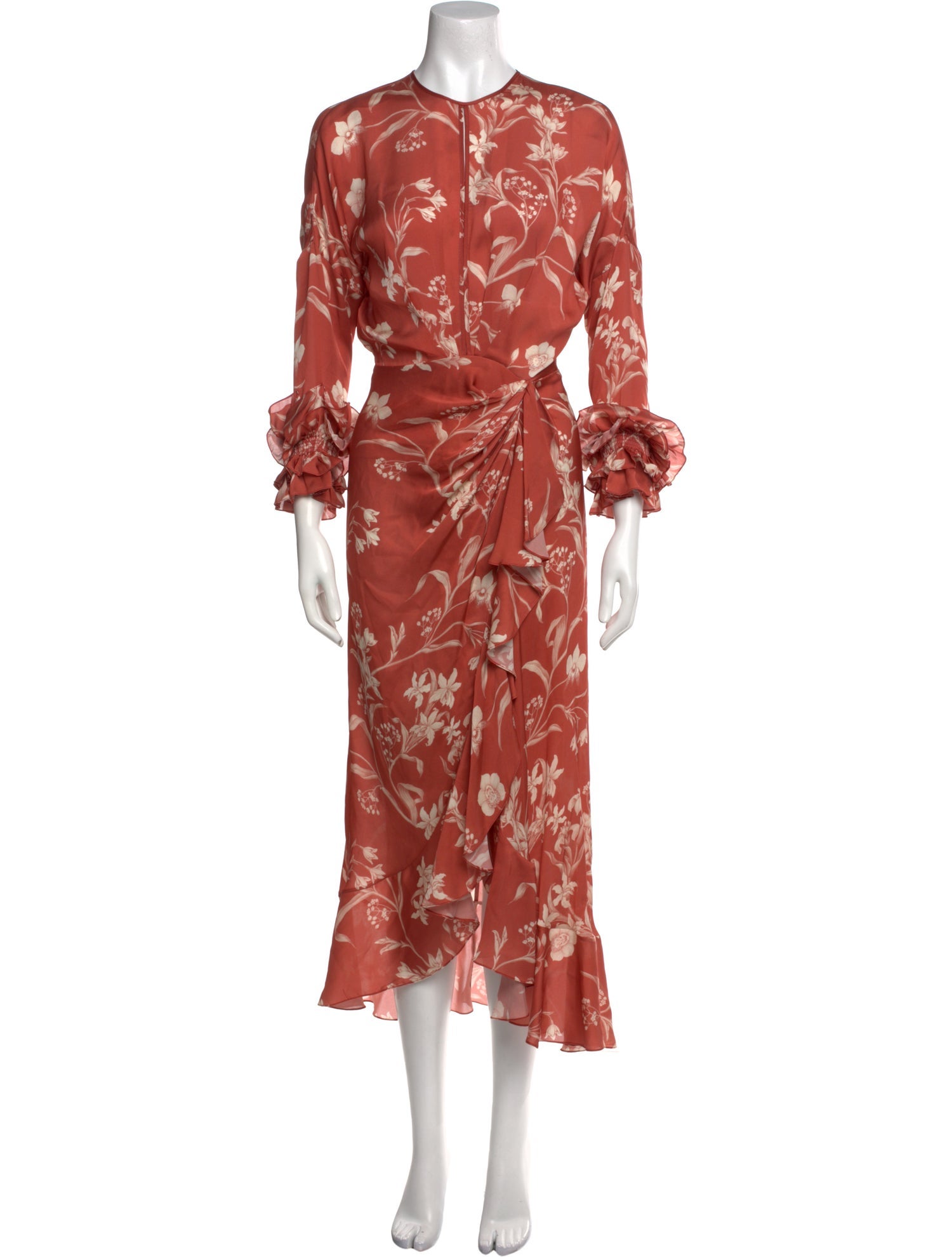 Johanna Ortiz Silk Long Dress