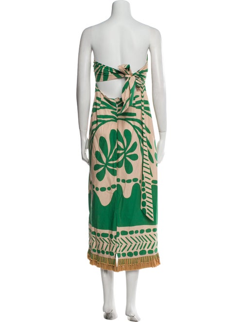 Johanna Ortiz Printed Midi Length Dress