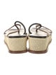 Johanna Ortiz Leather Braided Accents Espadrilles