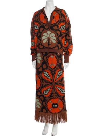 Johanna Ortiz Supima Cotton Printed Skirt Set