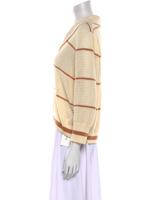 Johanna Ortiz Patterned V-Neck Sweatshirt